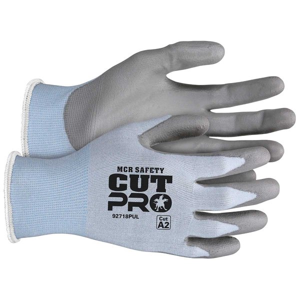 Mcr Safety MCR Safety Cut Pro 18-ga. Hypermax Shell Polyurethane Coated Gloves 92718PUM